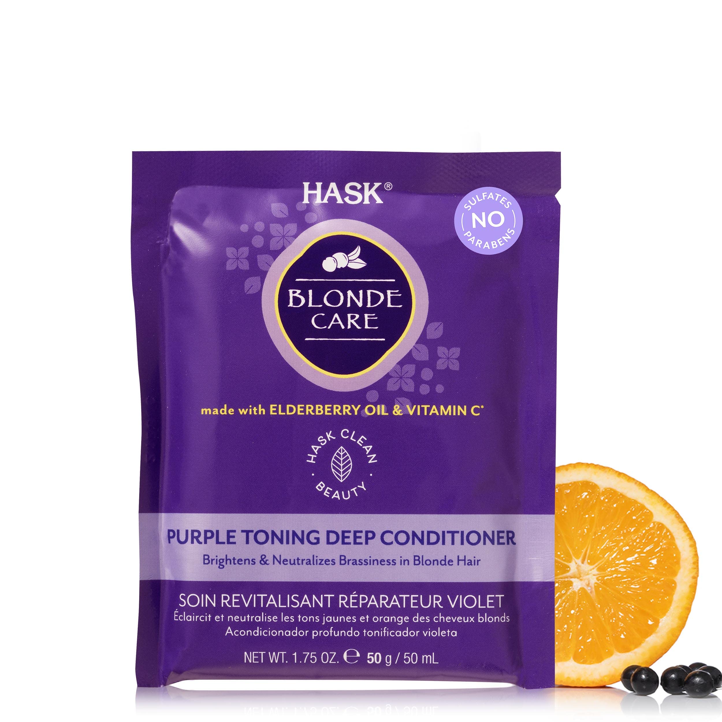Hask Blonde Purple Care Deep Conditioner - Thumbnail 2