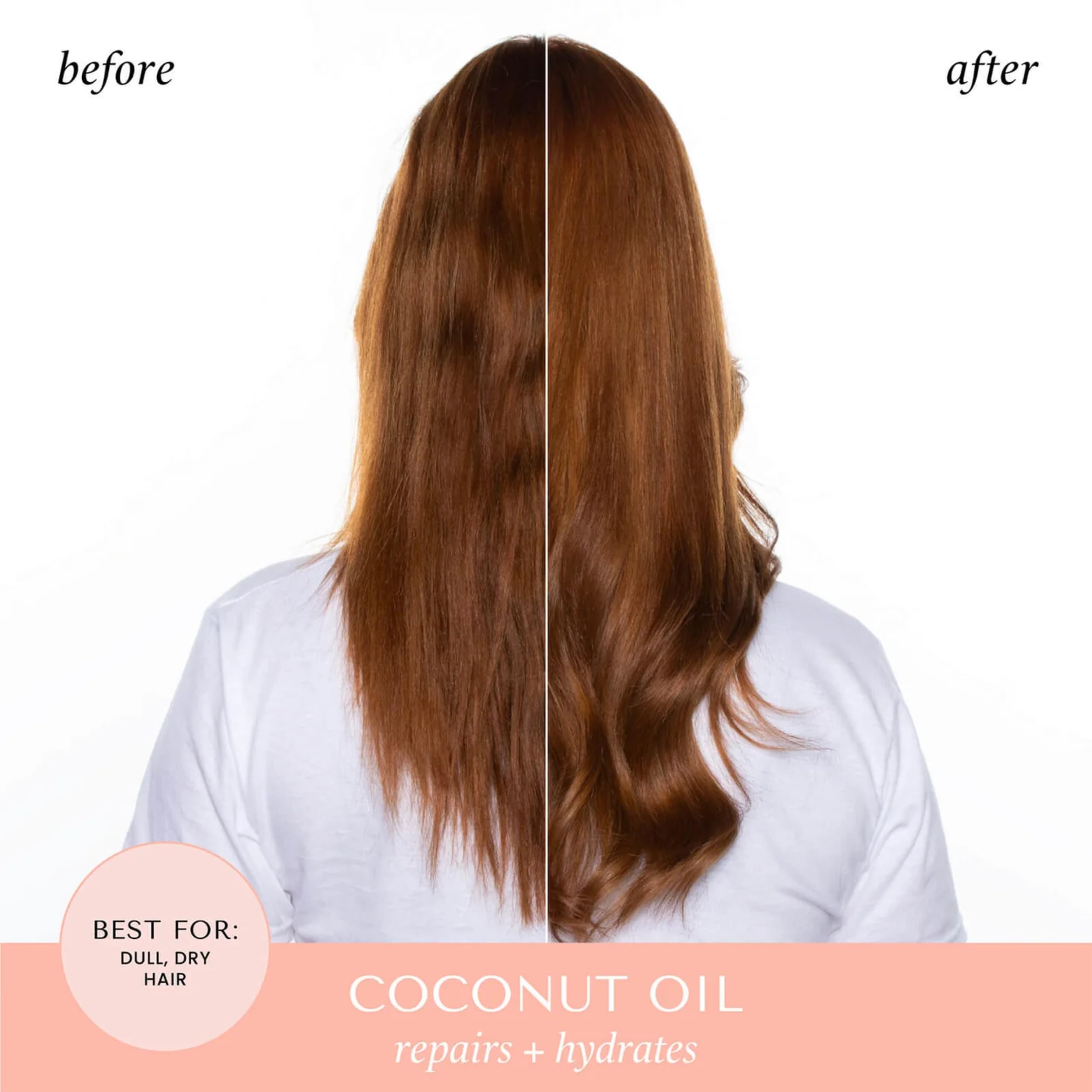 Hask Coconut Nourishing Shine Oil for All Hair Types Color Safe Gluten Free