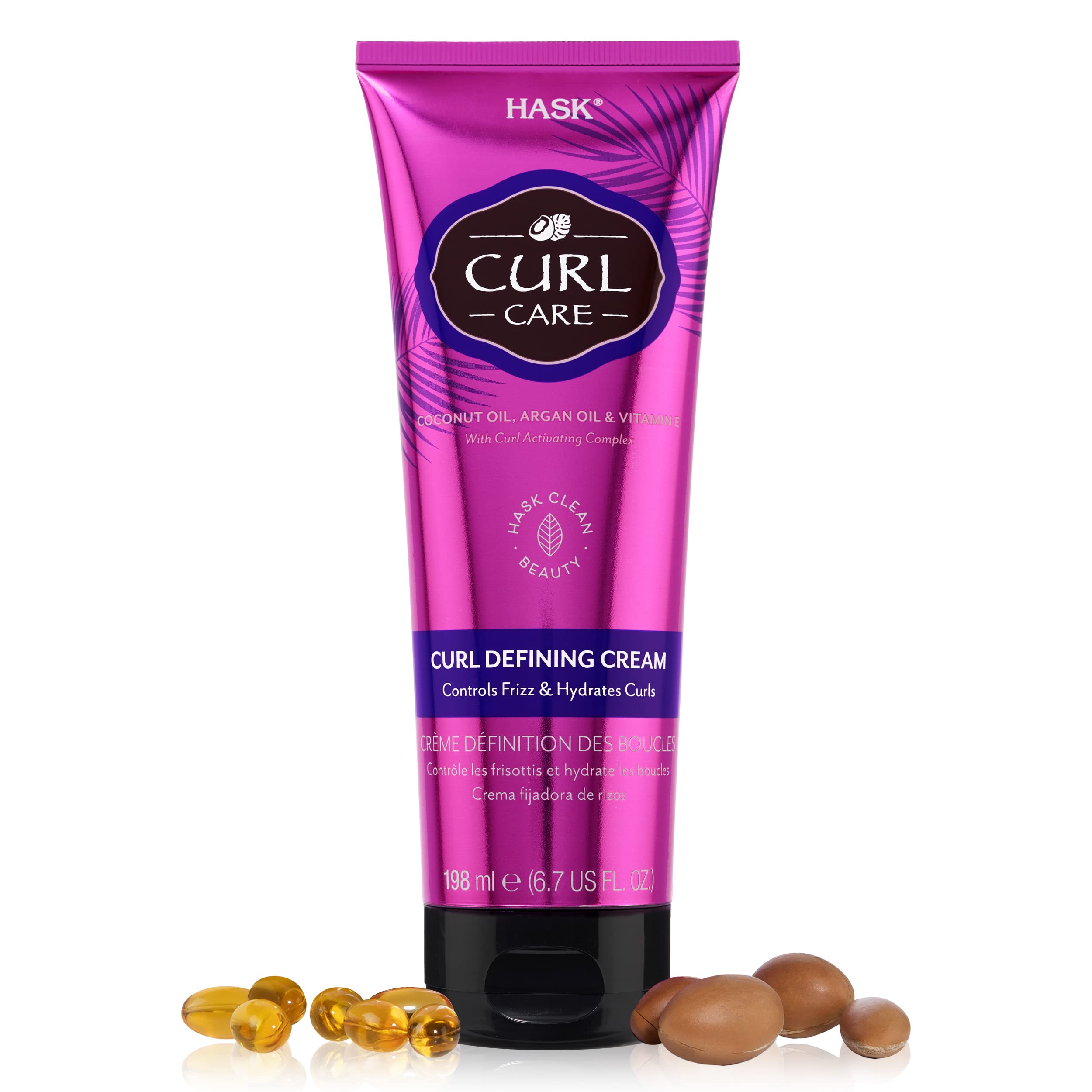 Hask Curl Care Curl Defining Cream Vegan Formula Cruelty Free Color Safe Gluten - Thumbnail 3