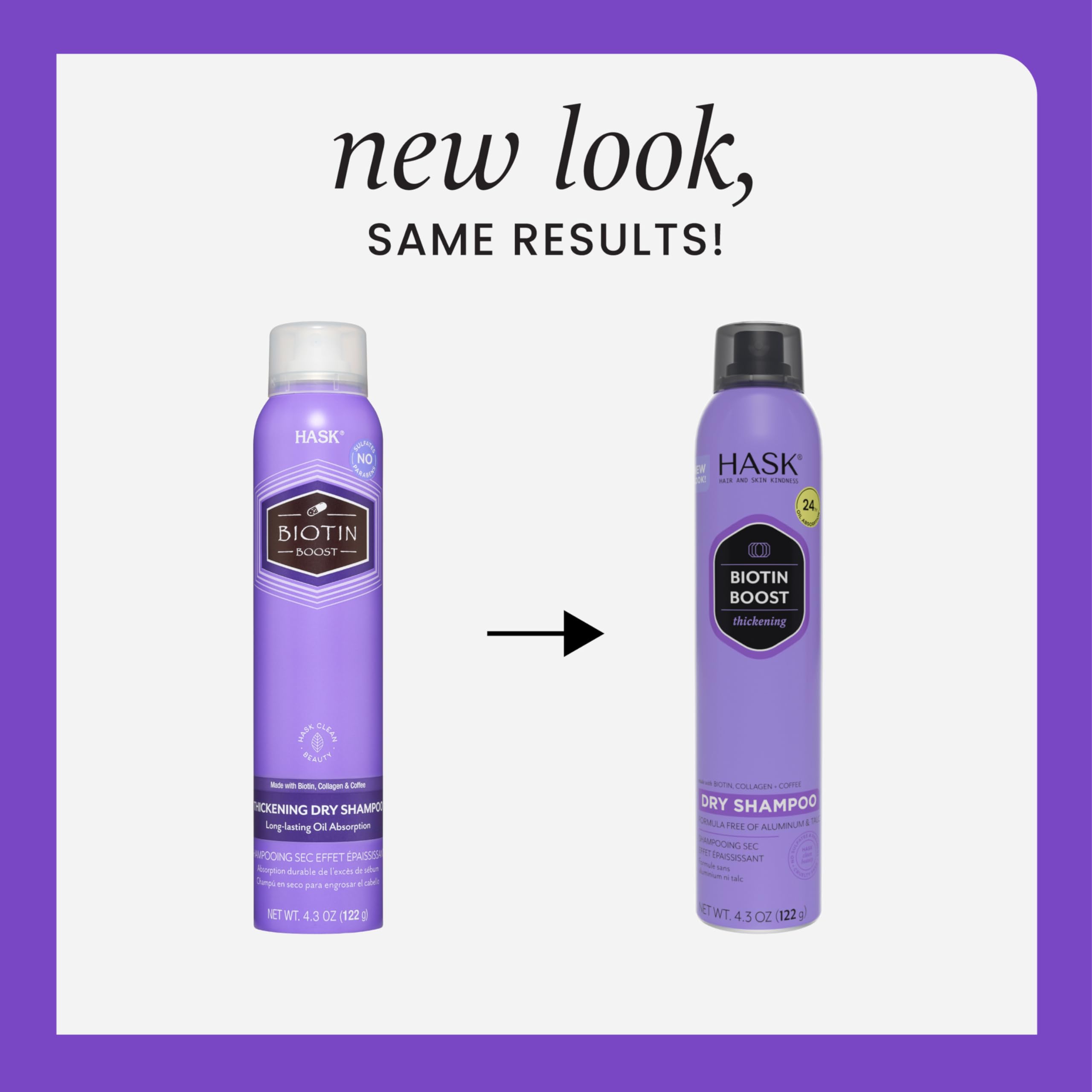 Hask Biotin Thickening Dry Shampoo for All Hair Types Aluminum Free No Sulfates - Thumbnail 2