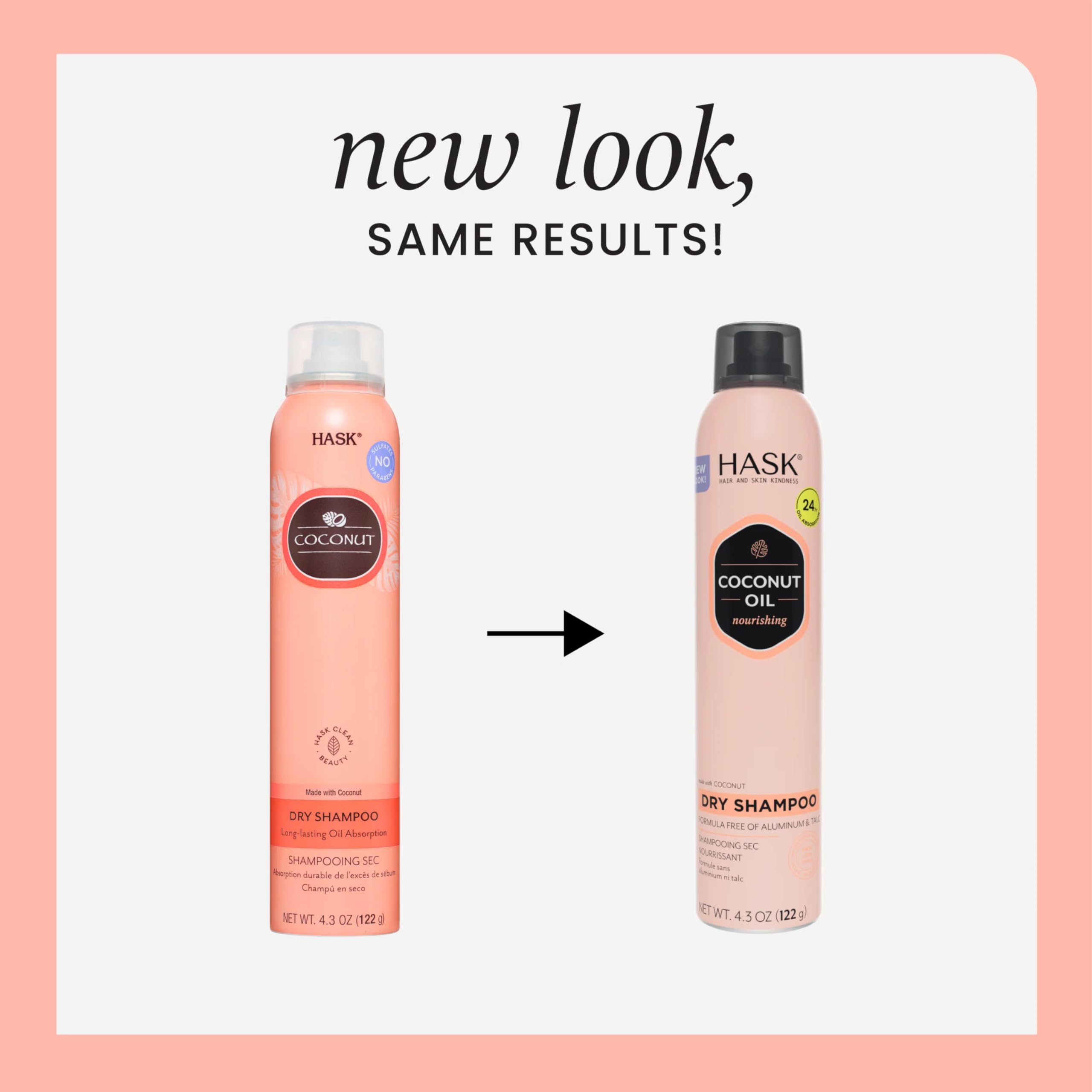 Hask Coconut Nourishing Dry Shampoo for All Hair Types Aluminum Free No - Thumbnail 2