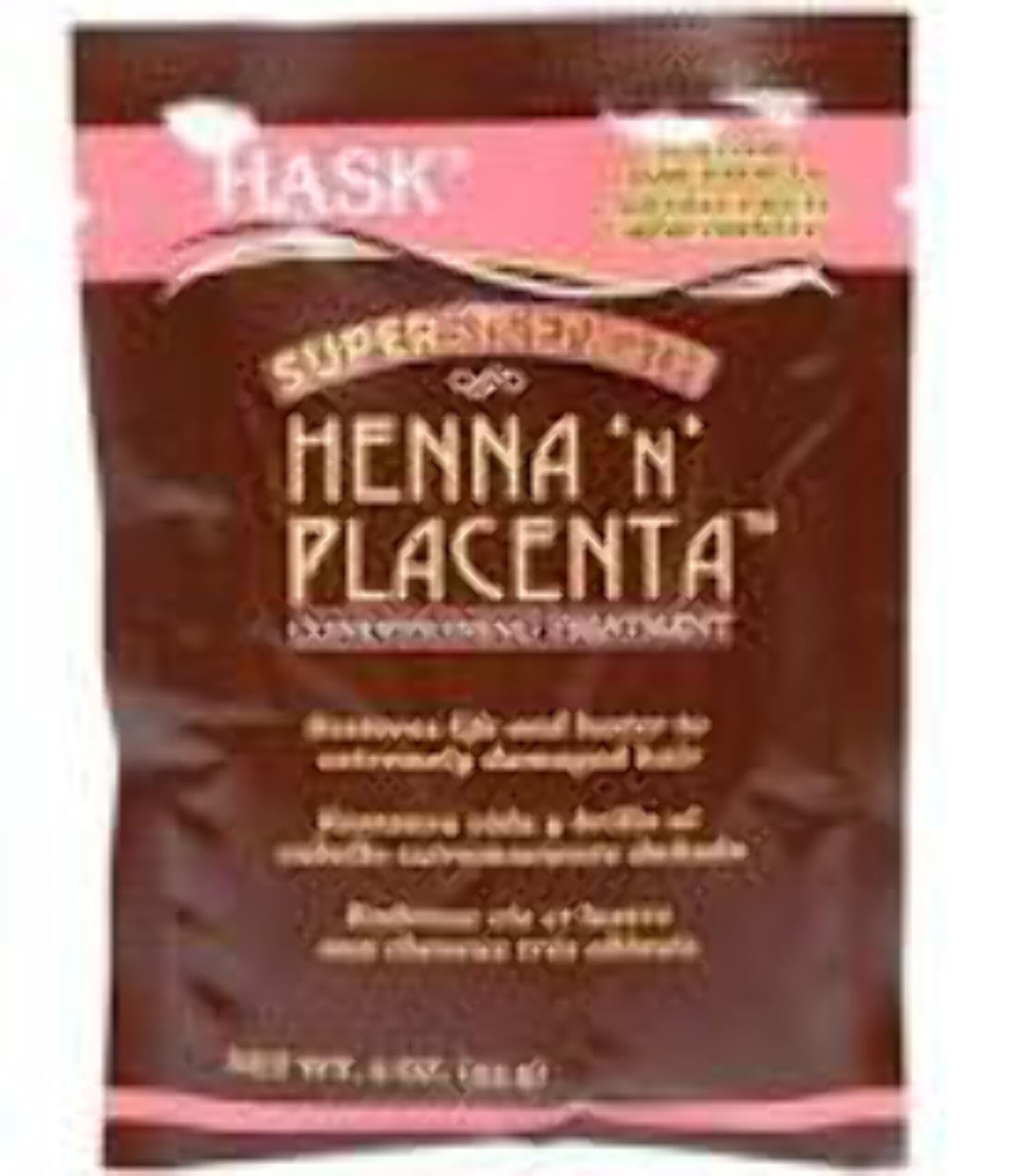 Hask Henna 'n' Placenta Super Strength Treatment Pack 2 oz