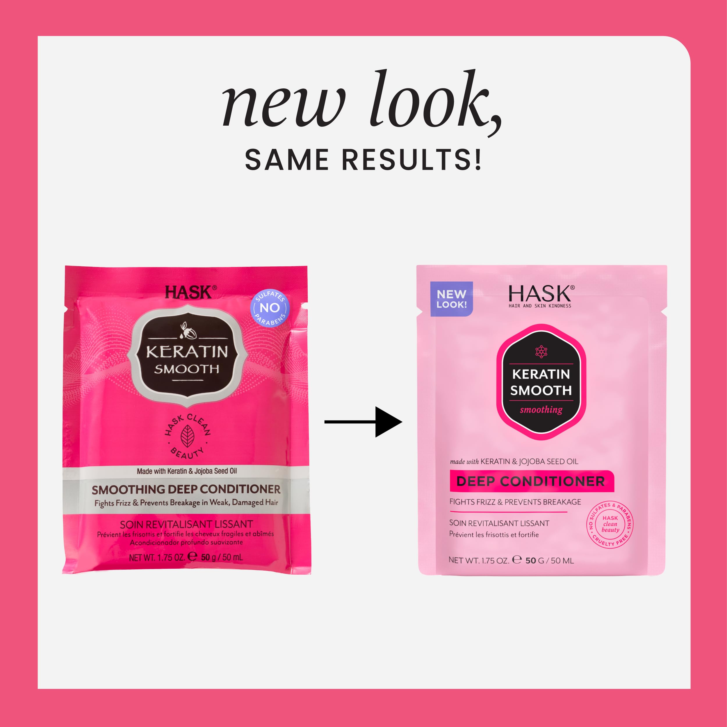 Hask Keratin Protein Smoothing Deep Conditioning Treatment Packet 1.75 oz - Thumbnail 2