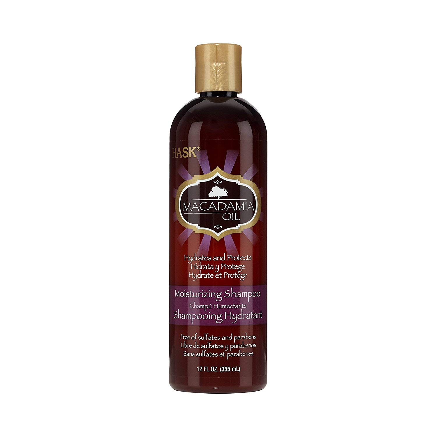 Hask Shampoo Macadamia Oil Moisturizing 355 ml (12 oz)