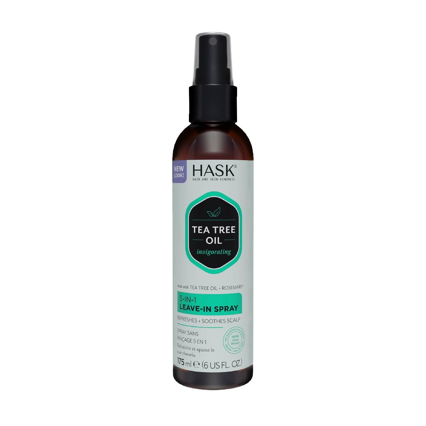 Hask Invigorating Tea Tree Oil 5 In 1 Leave In Conditioner for All Hair Types