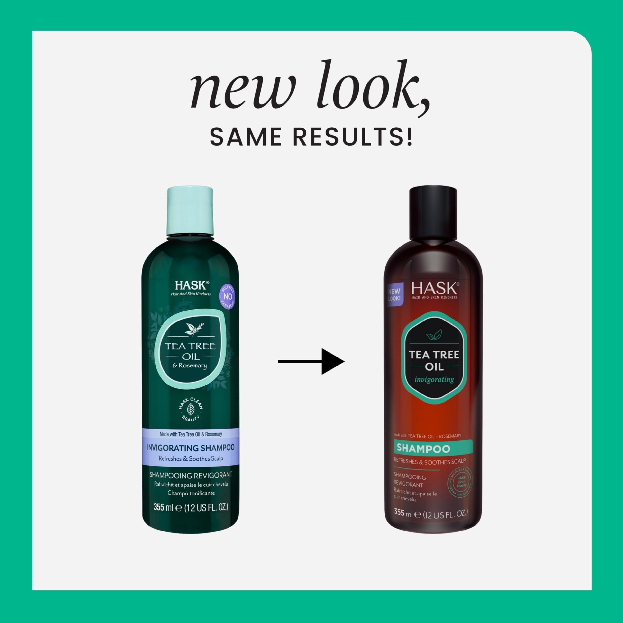 Hask Tea Tree Rosemary Oil Scalp Care Shampoo 12 Fl Oz - Thumbnail 2