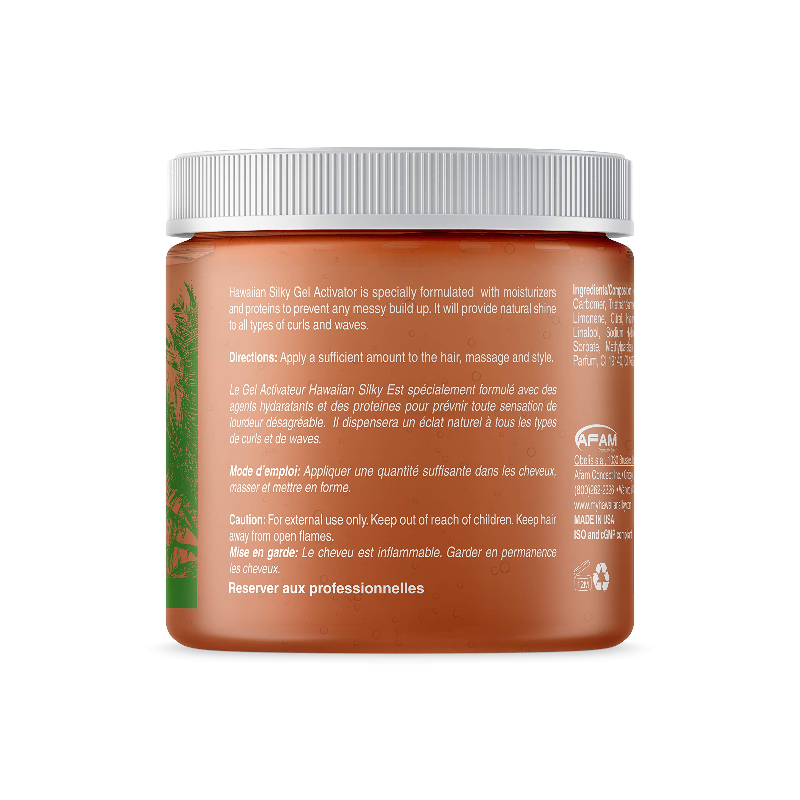 Hawaiian Silky Texturizing Gel Activator 16 Fl Oz Natural Protein Extracts To - Thumbnail 2