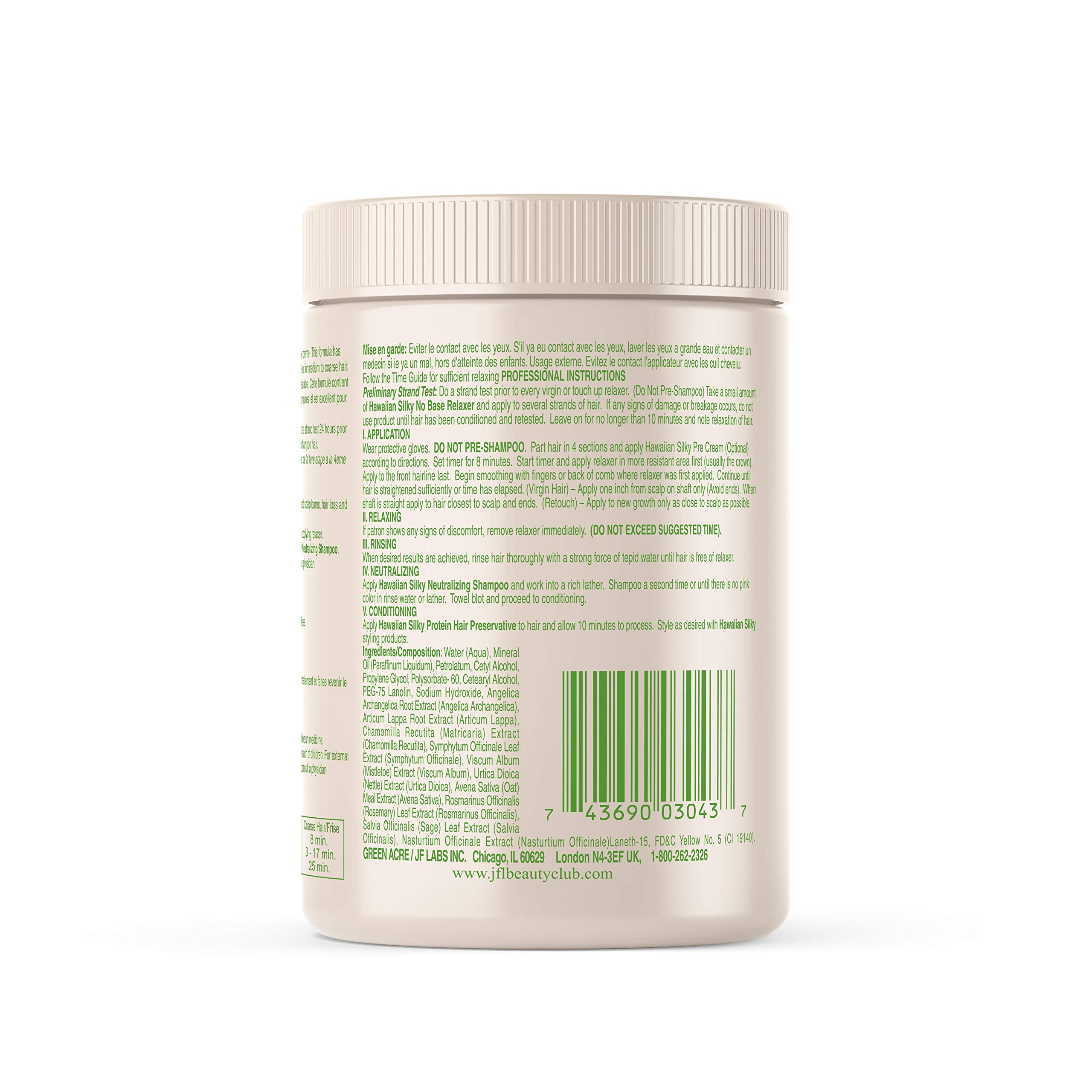 Hawaiian Silky No Lye Relaxer Regular White 20 oz - Thumbnail 3