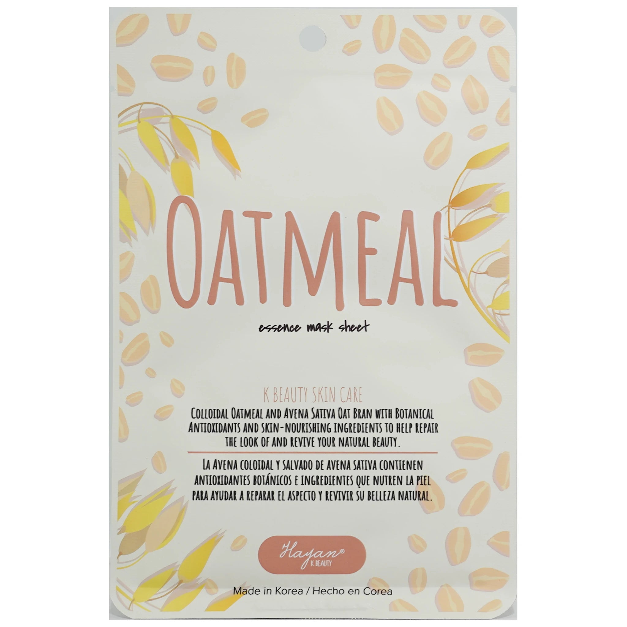 (10-pack) Hayan Cosmetics Facial Mask Oatmeal