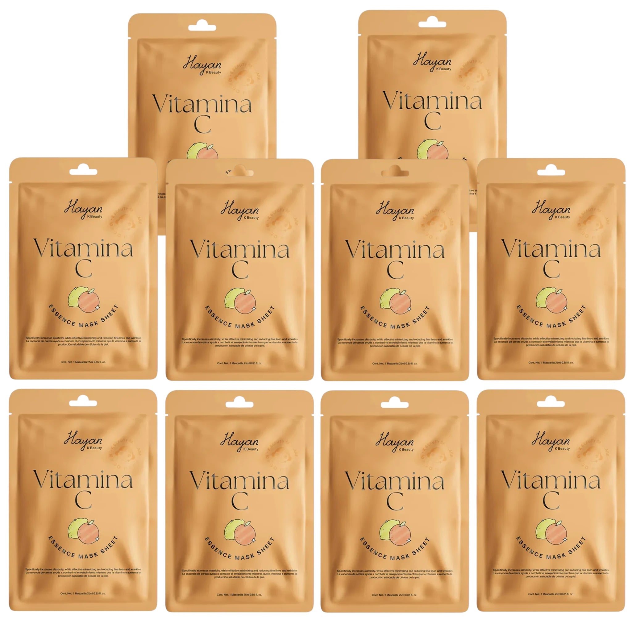 (10-pack) Hayan Cosmetics Facial Mask Vitamin C
