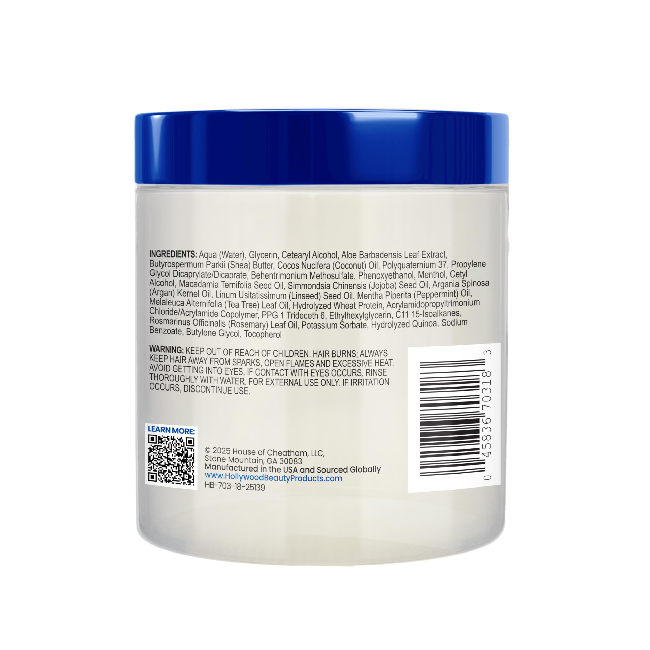 Hollywood Beauty Tea Tree Rosemary Deep Hydration Masque Restores Moisture 18 oz - Thumbnail 2