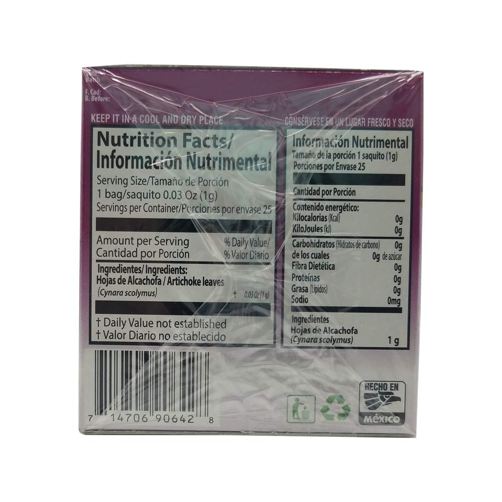 Herbacil Atichoke Tea 25 Ct - Thumbnail 3