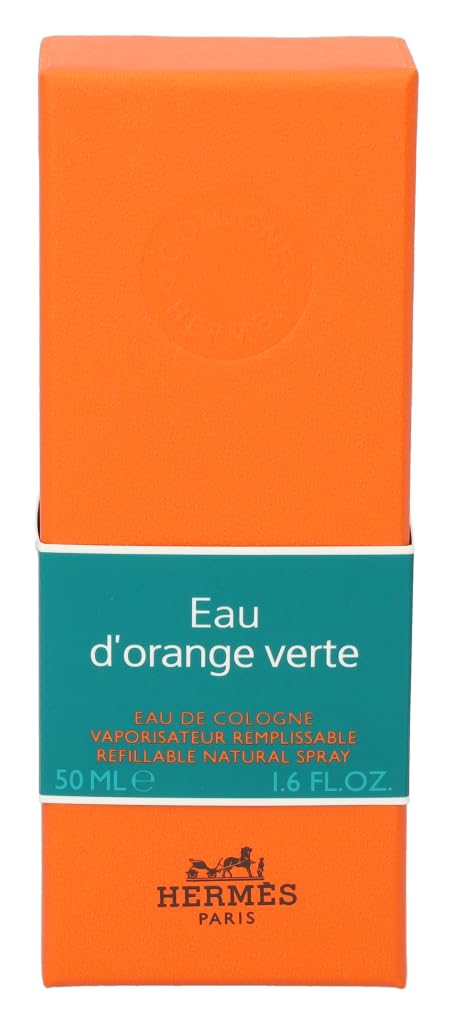 Hermes Eau D'orange Verte for Unisex Refillable Unisex EDC 1.7 oz - Thumbnail 3