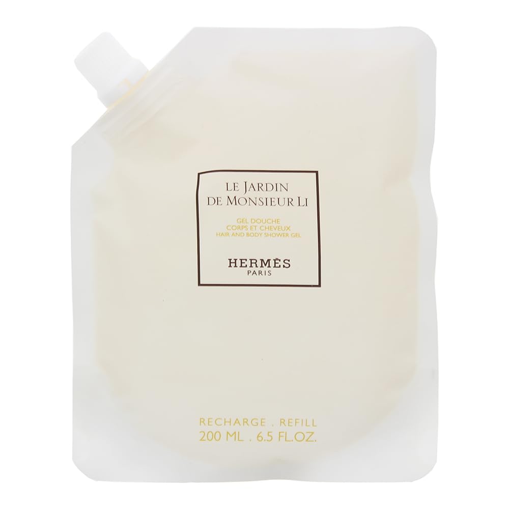[Shower Gel] Hermes Le Jardin de Monsieur Li Hair Body Shower Gel Refill Pack 6.5 oz