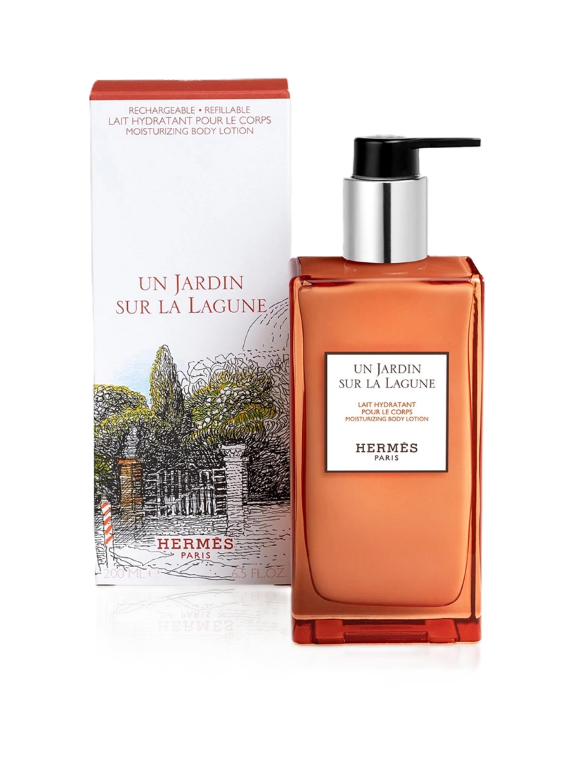 Hermes Un Jardin Sur la Lagune Moisturizing Body Lotion 6.5 Unisex Unisex - Thumbnail 1