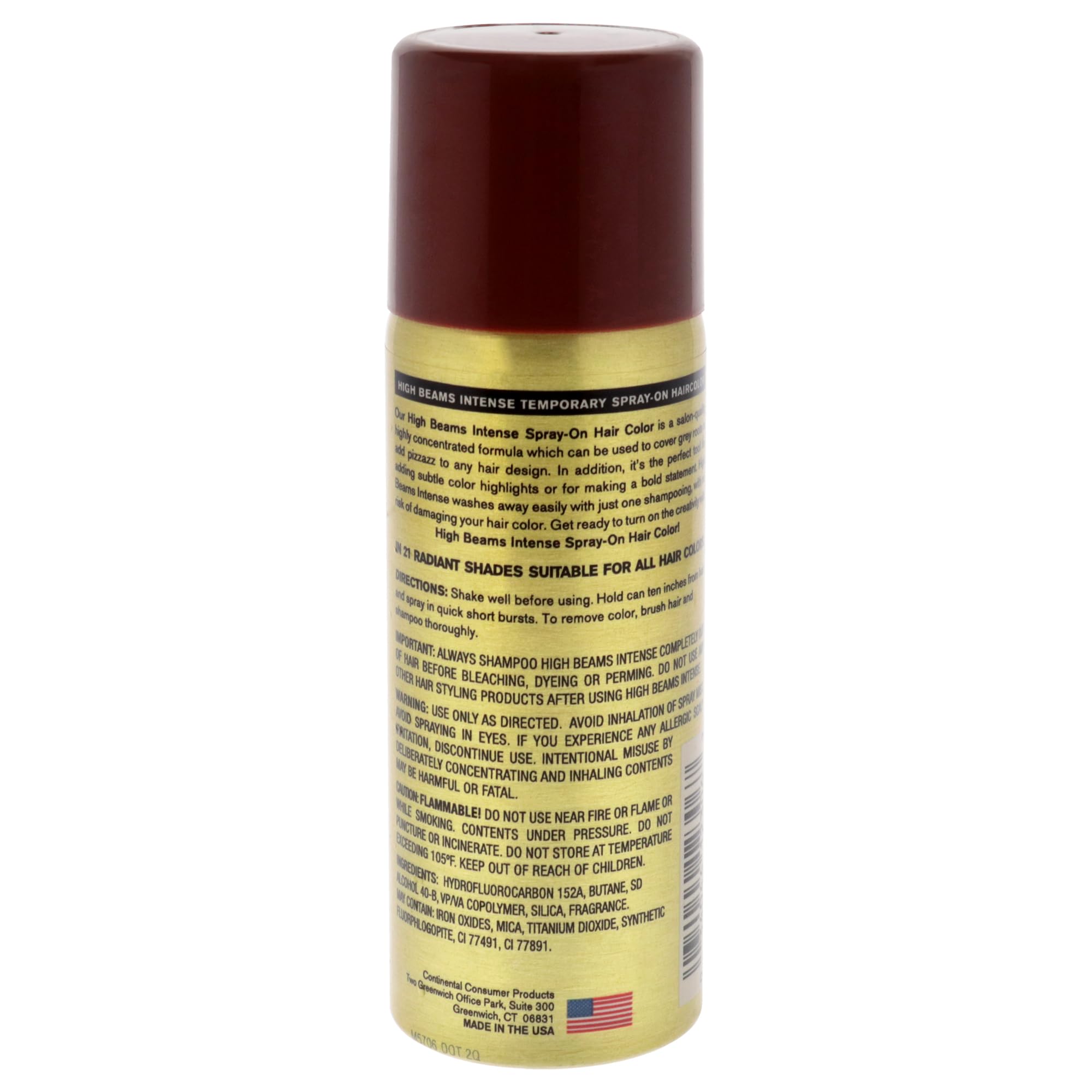 Salon Grafix High Beams Intense Temporary Brown for Unisex Hair Color Unisex - Thumbnail 2