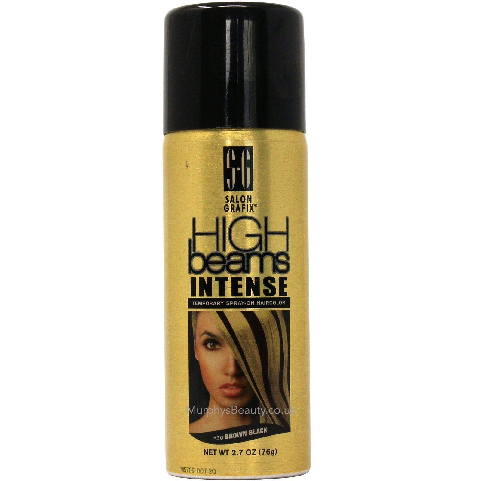 Salon Grafix High Beams Intense Temporary Brown Black for Unisex Hair Color