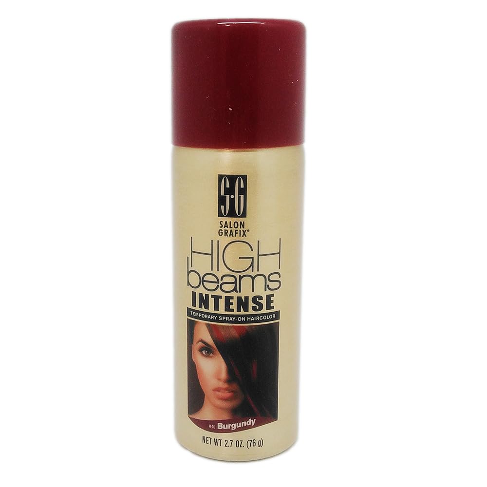 Salon Grafix High Beams Intense Temporary Burgundy for Unisex Hair Color Unisex - Thumbnail 2