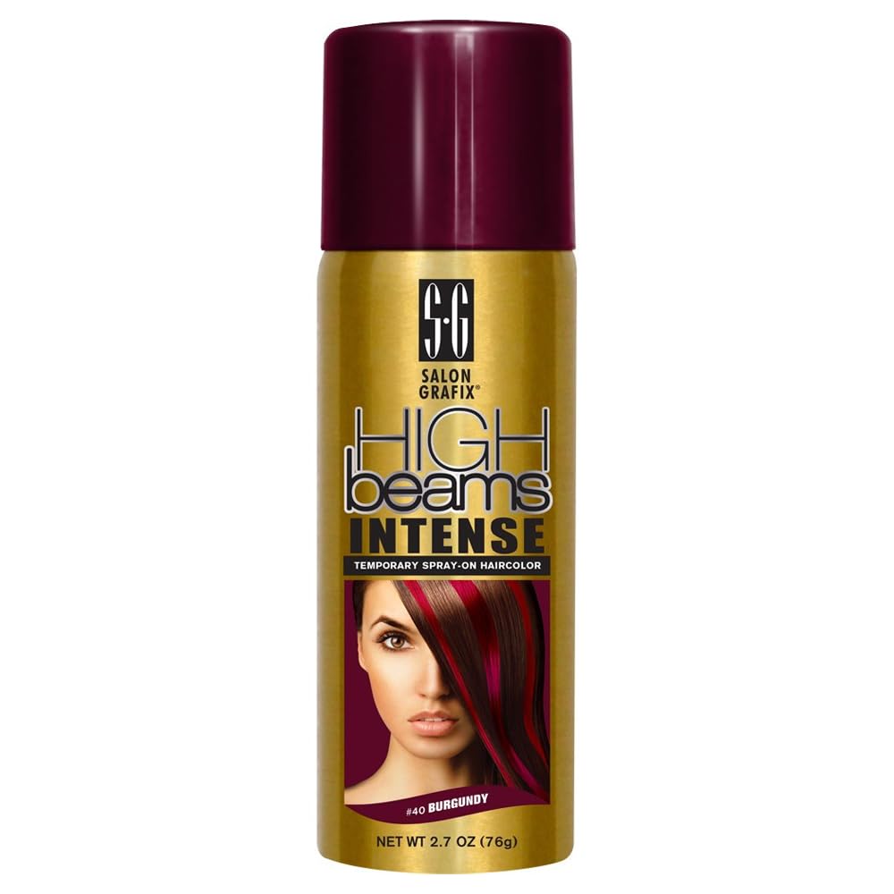 Salon Grafix High Beams Intense Temporary Burgundy for Unisex Hair Color Unisex