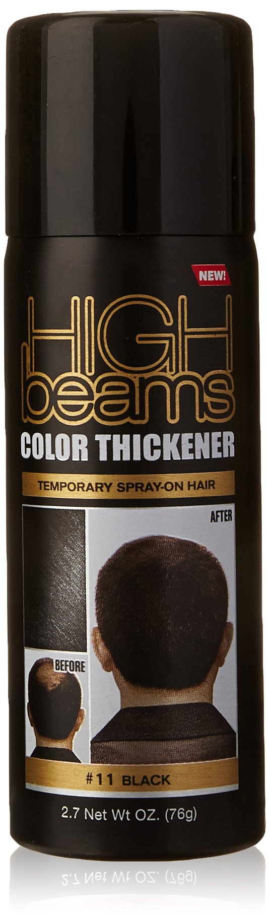 Salon Grafix High Beams Color Thickener Temporary Black for Unisex Hair Color