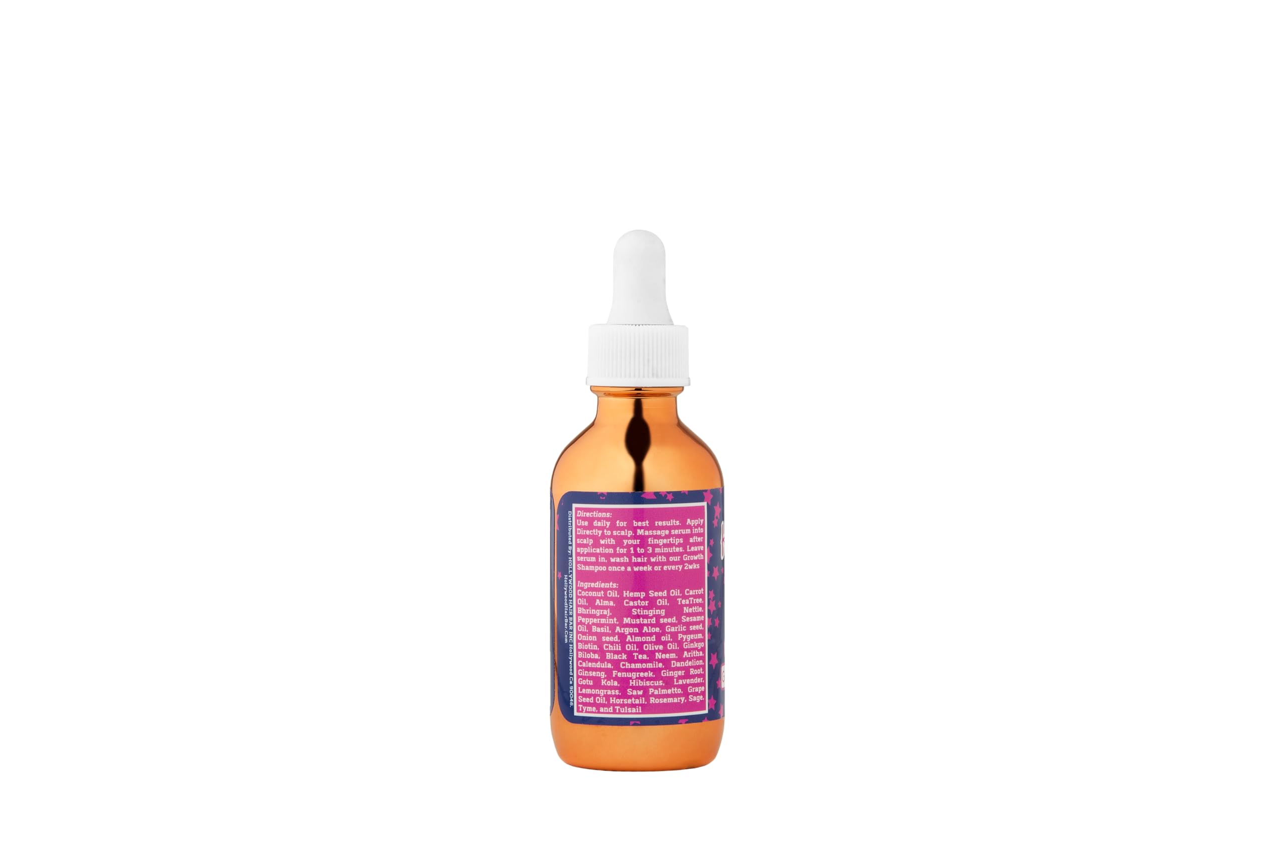 Hollywood Hair Bar | Hair Oil Regrowth Serum Extra Strength Vegan and Cruelty