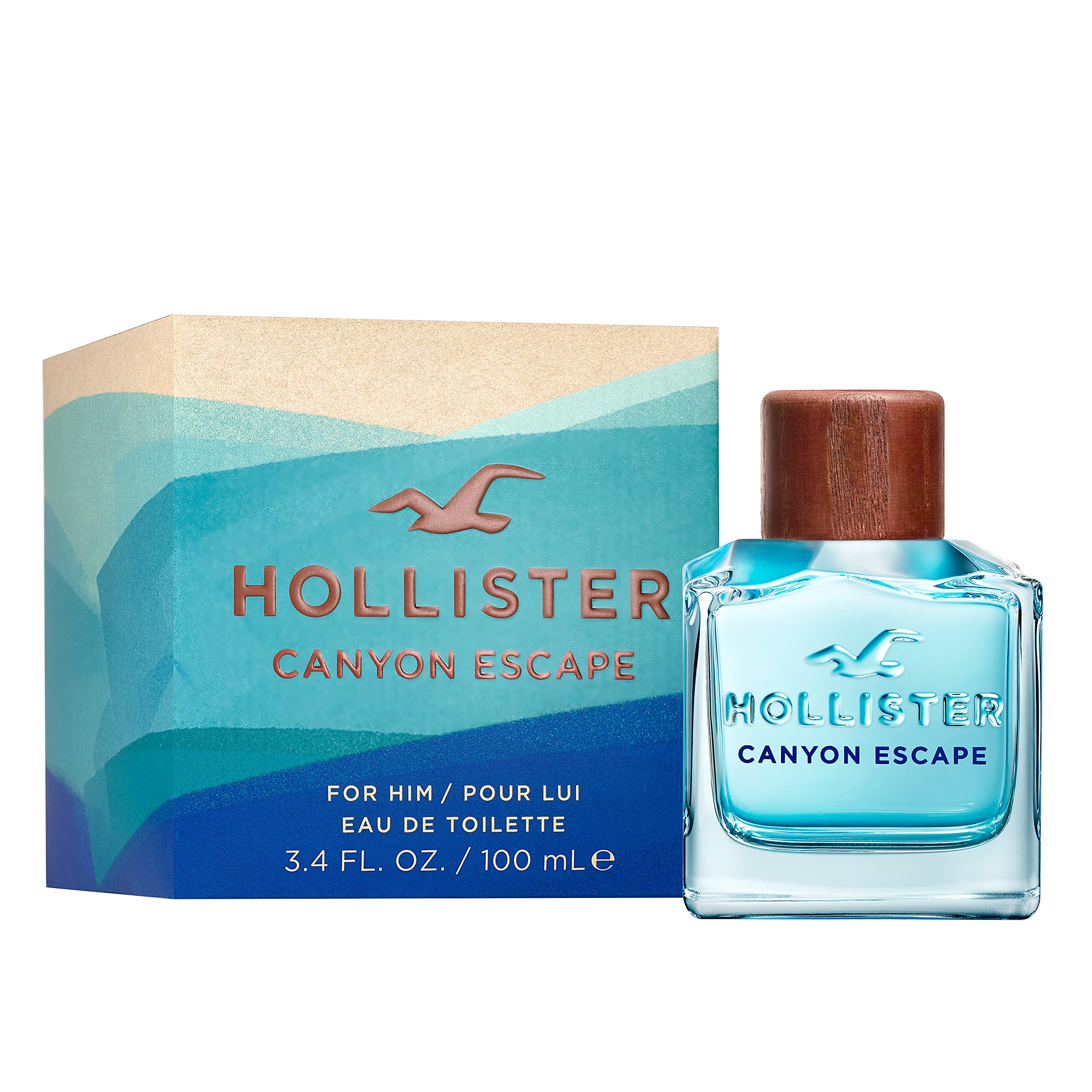 HOLLISTER CANYON ESCAPE(M)EDT SP 3.4oz(LI FREE)