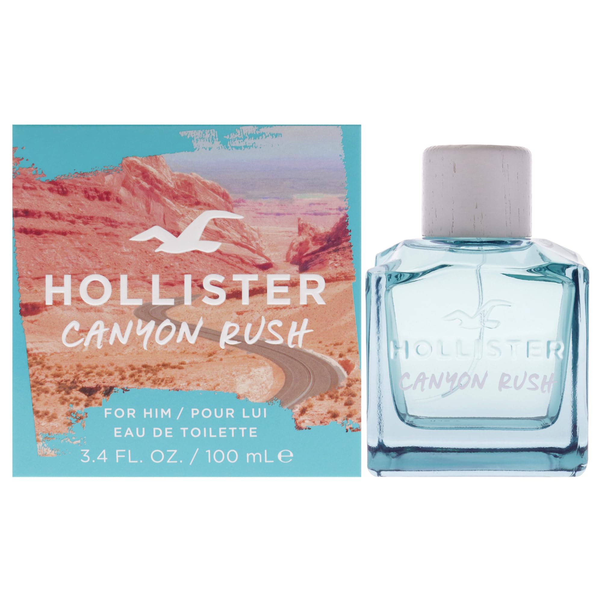 HOLLISTER CANYON RUSH(M)EDT SP 3.4oz(LI FREE)