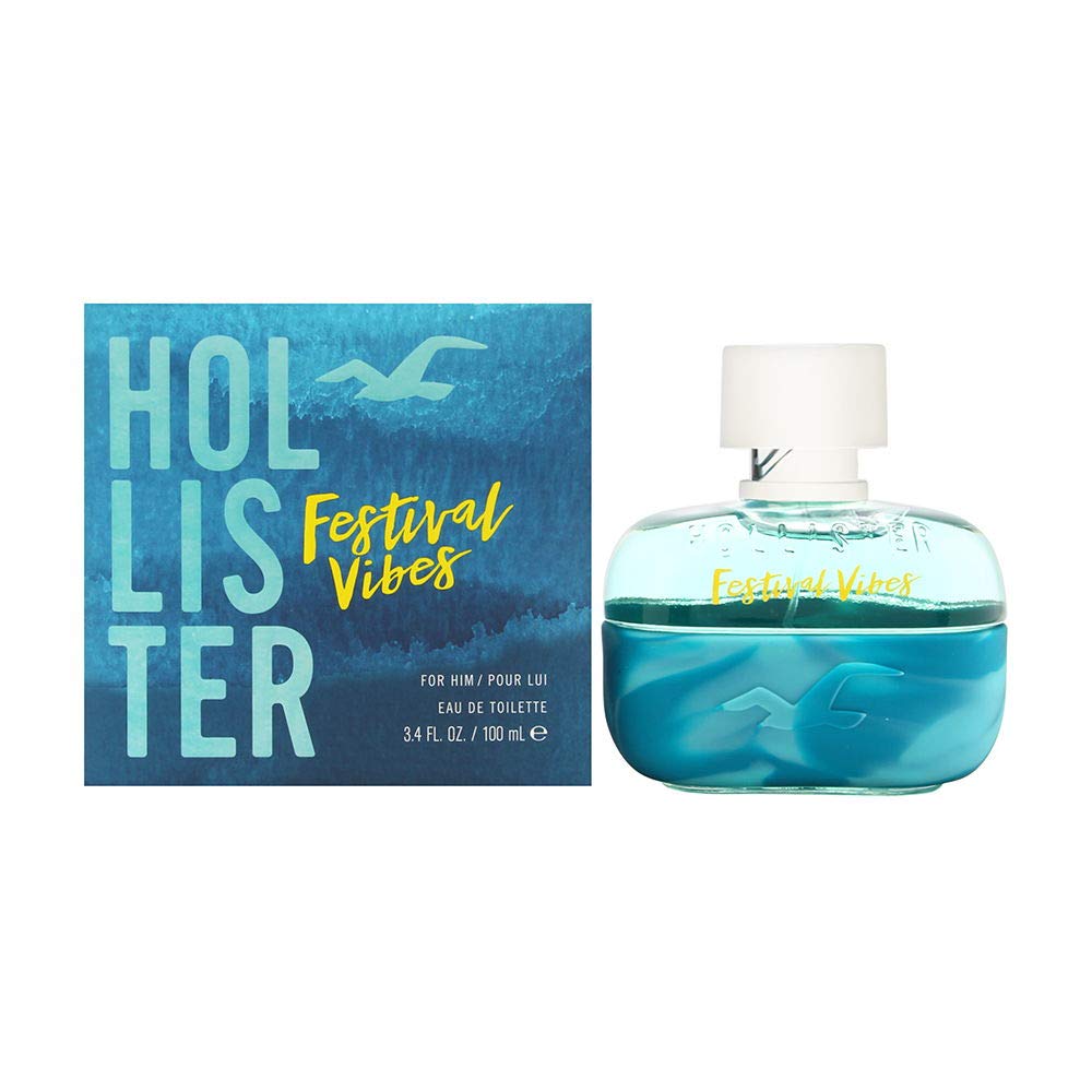Festival Vibes By Hollister For Men EDT 3.4 oz