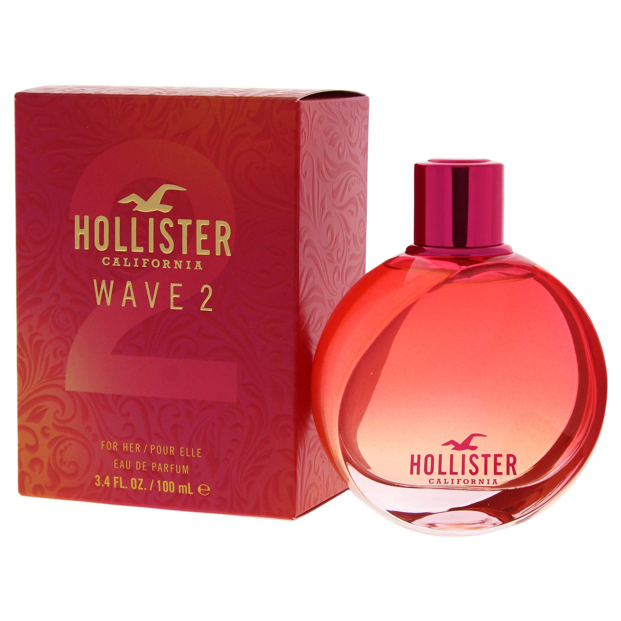 Hollister Wave 2 Women EDP 3.4 oz - Thumbnail 3