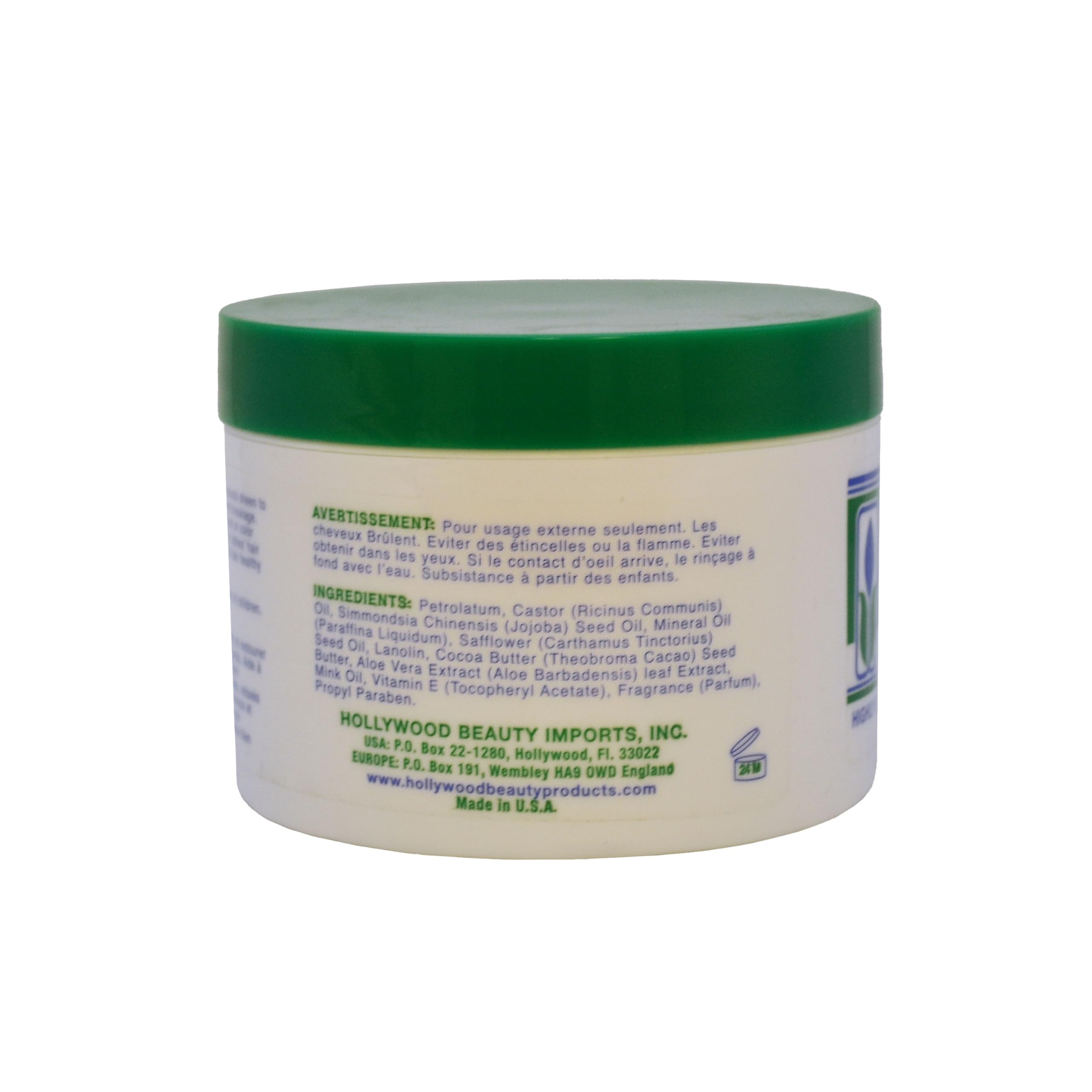 Hollywood Beauty Castor Oil Hair Treatment With Mink Oil 7.5 oz - Thumbnail 2