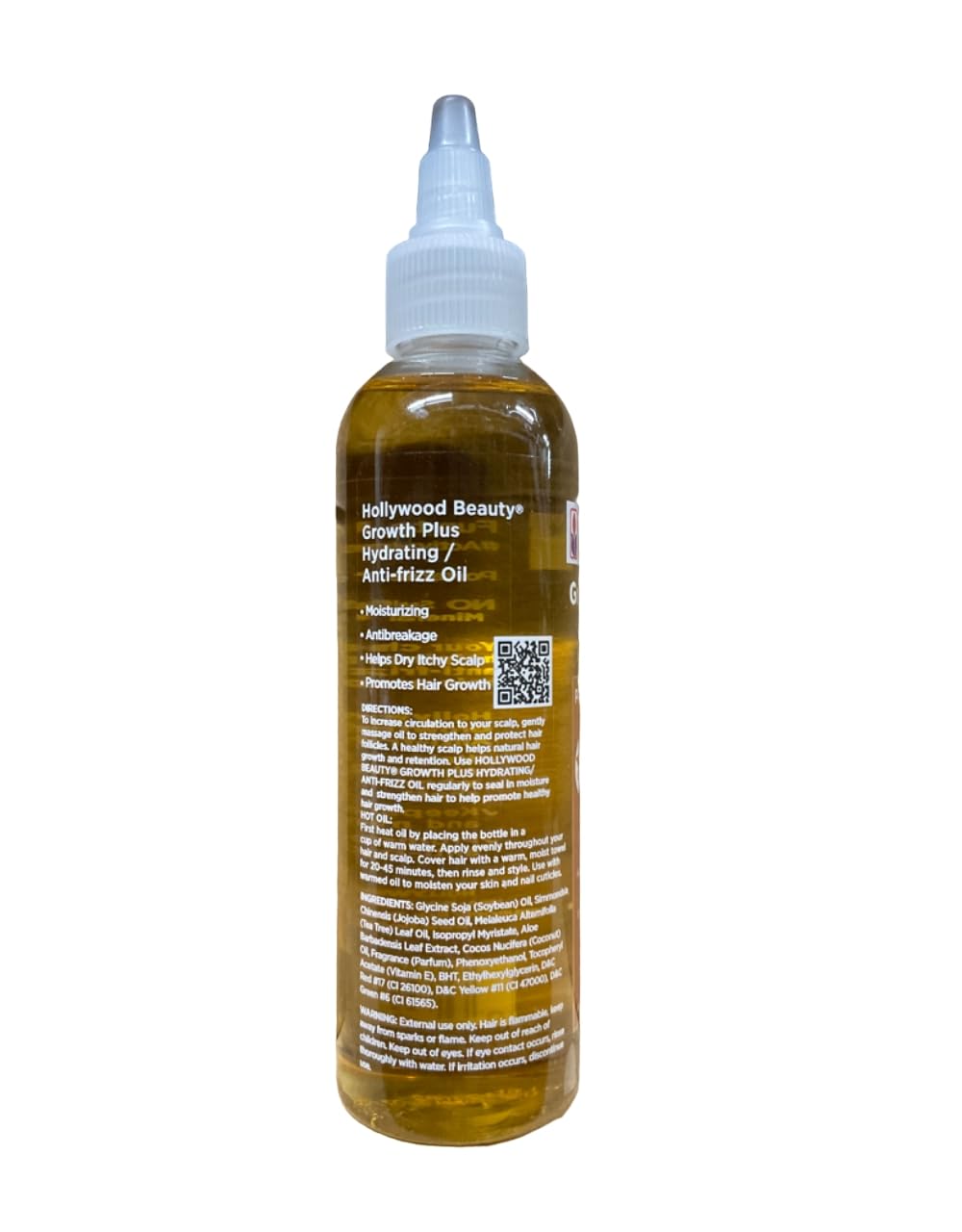 Hollywood Beauty Growth+: Hydrating/anti Frizz Oil With Jojoba 4 oz - Thumbnail 2
