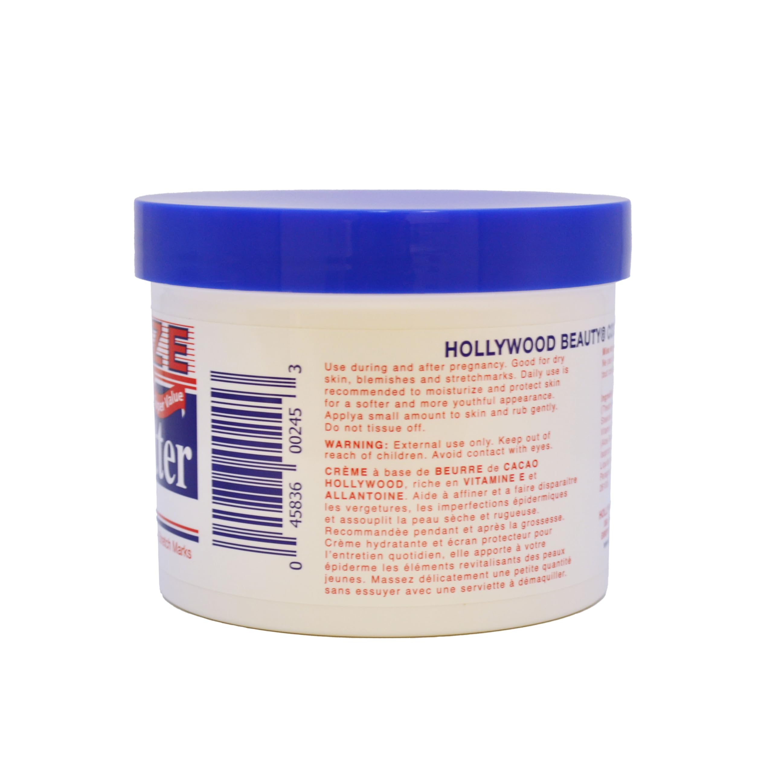 Hollywood Beauty Cocoa Butter Skin Cream . With Vitamin E Enrich Soothe Smooth - Thumbnail 2