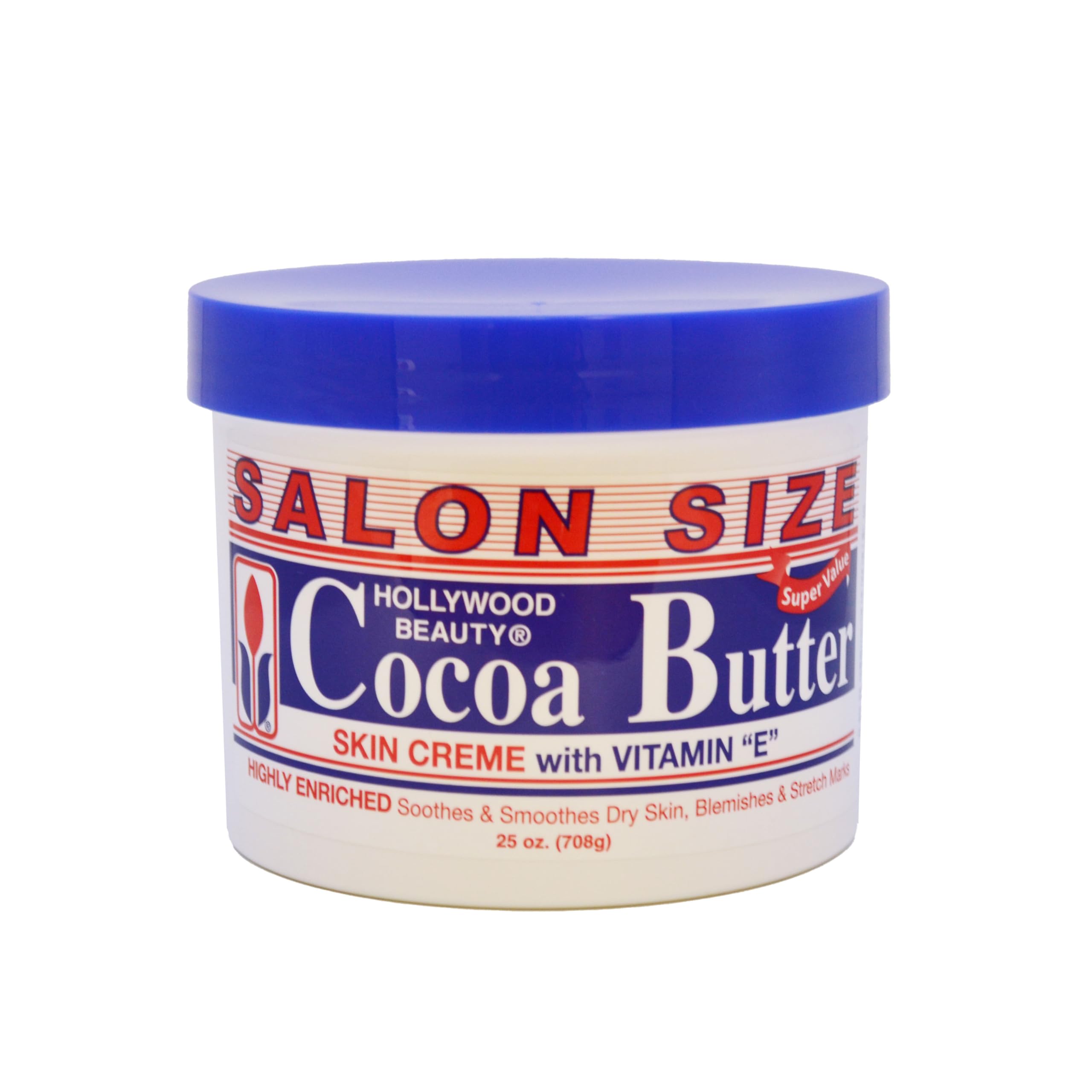 Hollywood Beauty Cocoa Butter Skin Cream . With Vitamin E Enrich Soothe Smooth