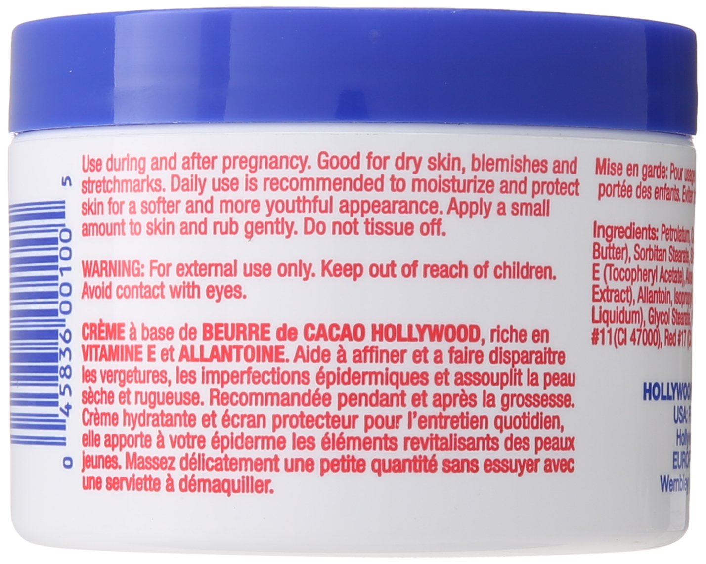 Hollywood Beauty Cream Cocoa Butter 7.5 oz - Thumbnail 3