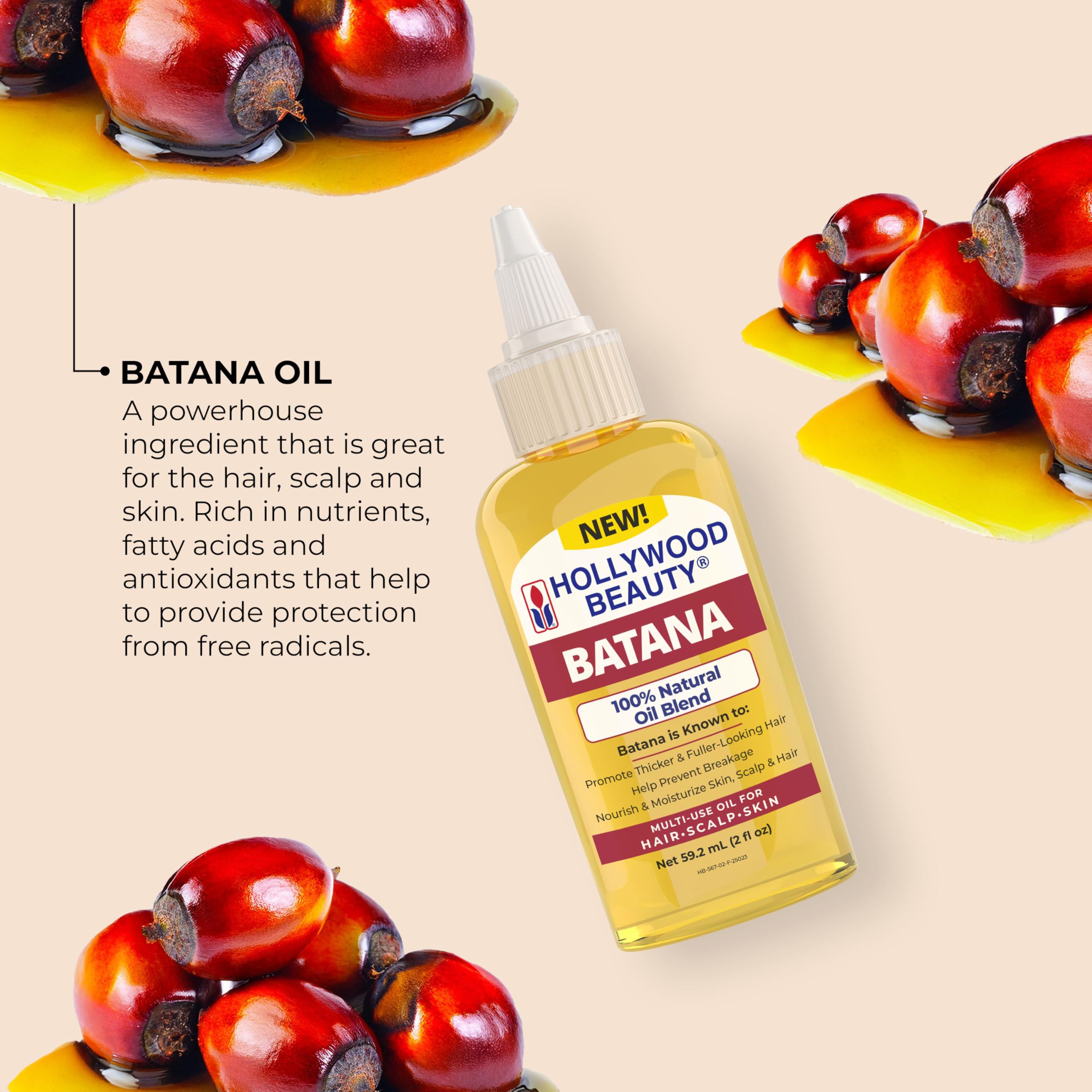 Hollywood Beauty Batana Oil for Hair Scalp and Skin - Thumbnail 2