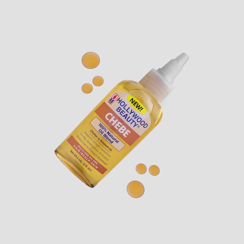 Hollywood Beauty Chebe Oil for Hair Scalp and Skin 2 Fl Oz Strengthens Hair - Thumbnail 3