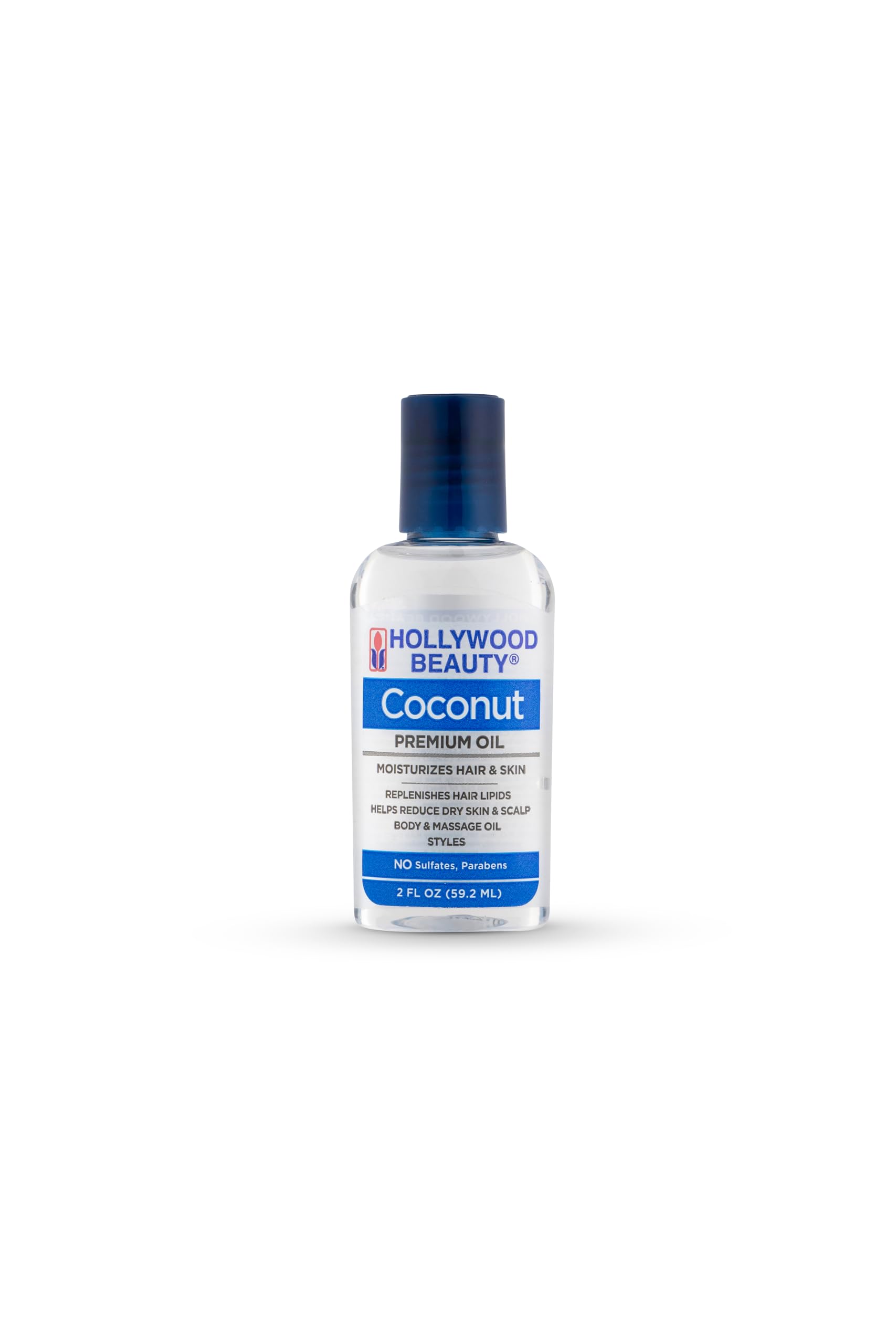 Hollywood Beauty Coconut Hair Oil Moisturizes Hair Skin Replenishes Hair Lipids