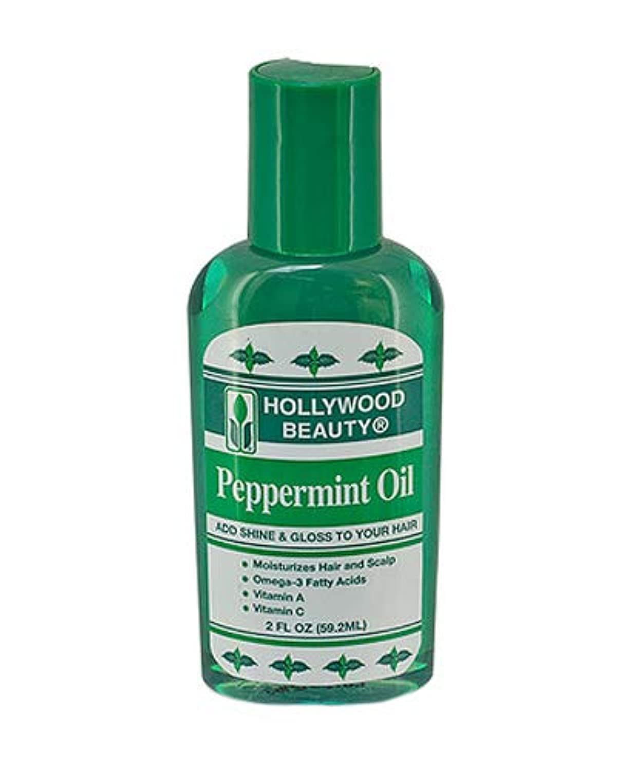 Hollywood Beauty Peppermint Hair Oil Conditions Hair Skin Natural Treatment for - Thumbnail 2