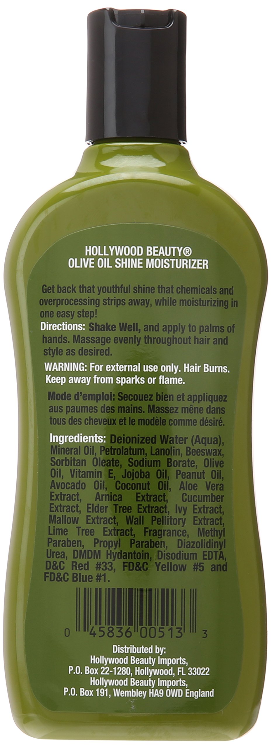 Hollywood Beauty Olive Oil Moist 12 oz - Thumbnail 2