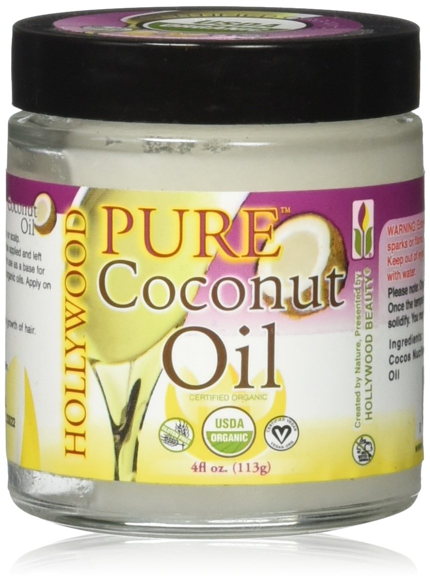 Hollywood Beauty 100% Pure Coconut Oil 4 oz