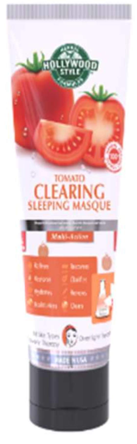 Hollywood Style Organic Tomato Clearing Sleeping Masque