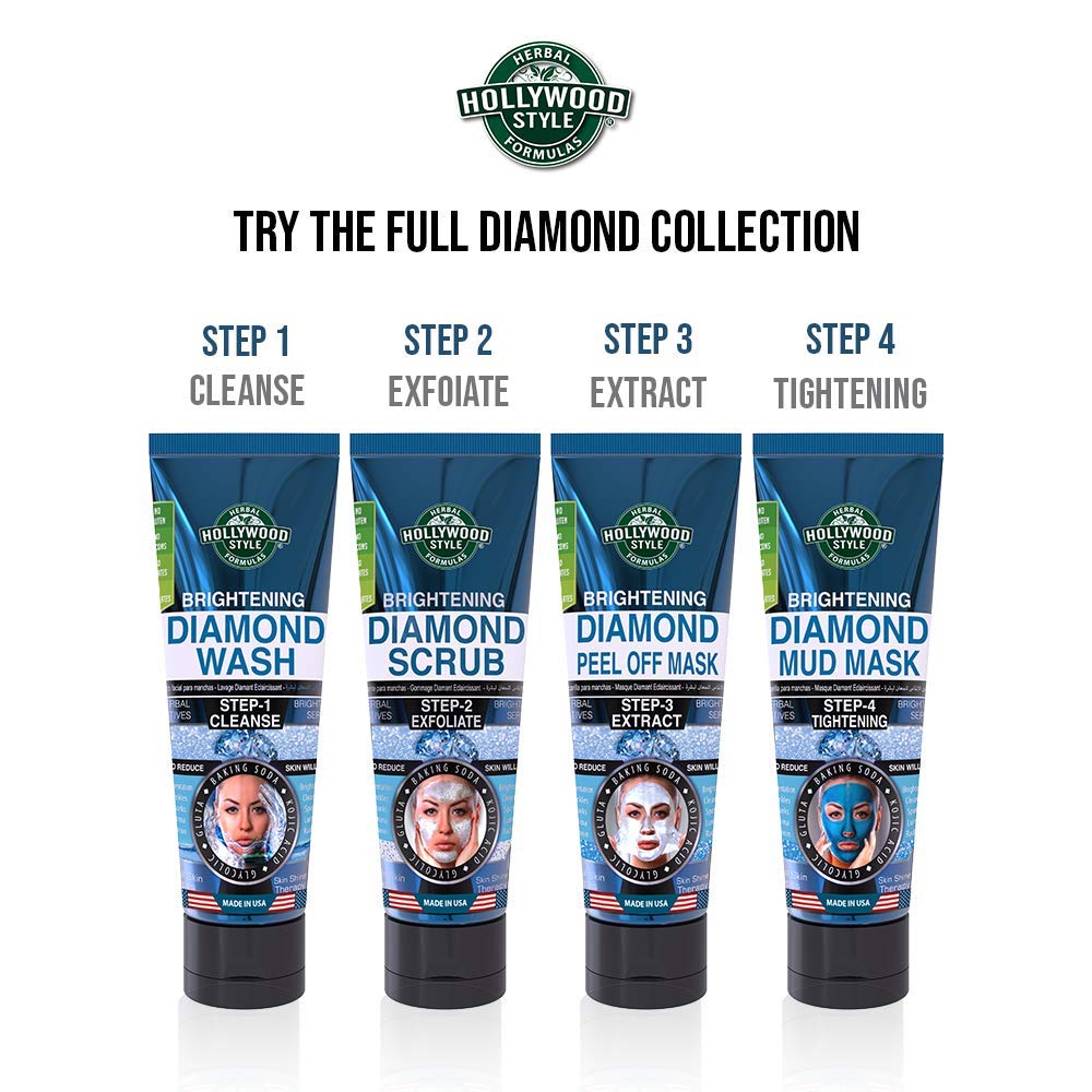 Hollywood Style Brightening Diamond Peel Off Mask 3.2 oz - Thumbnail 3