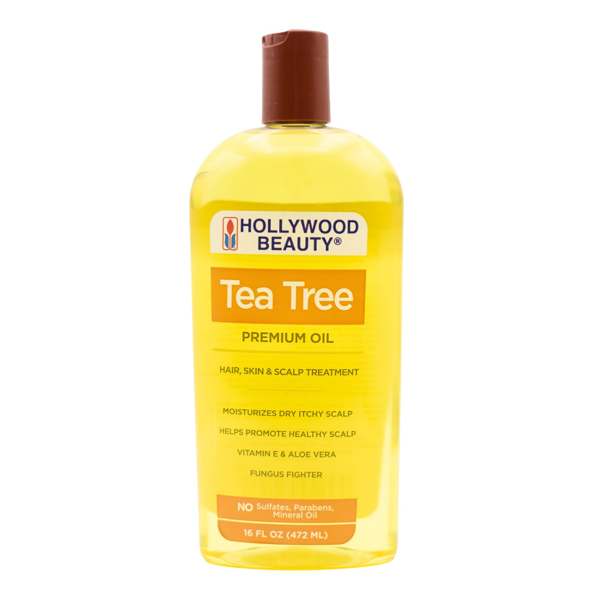 Hollywood Beauty Tea Tree Oil for Hair Scalp and Skin 16 Fl Oz Moisturizes Dry - Thumbnail 2