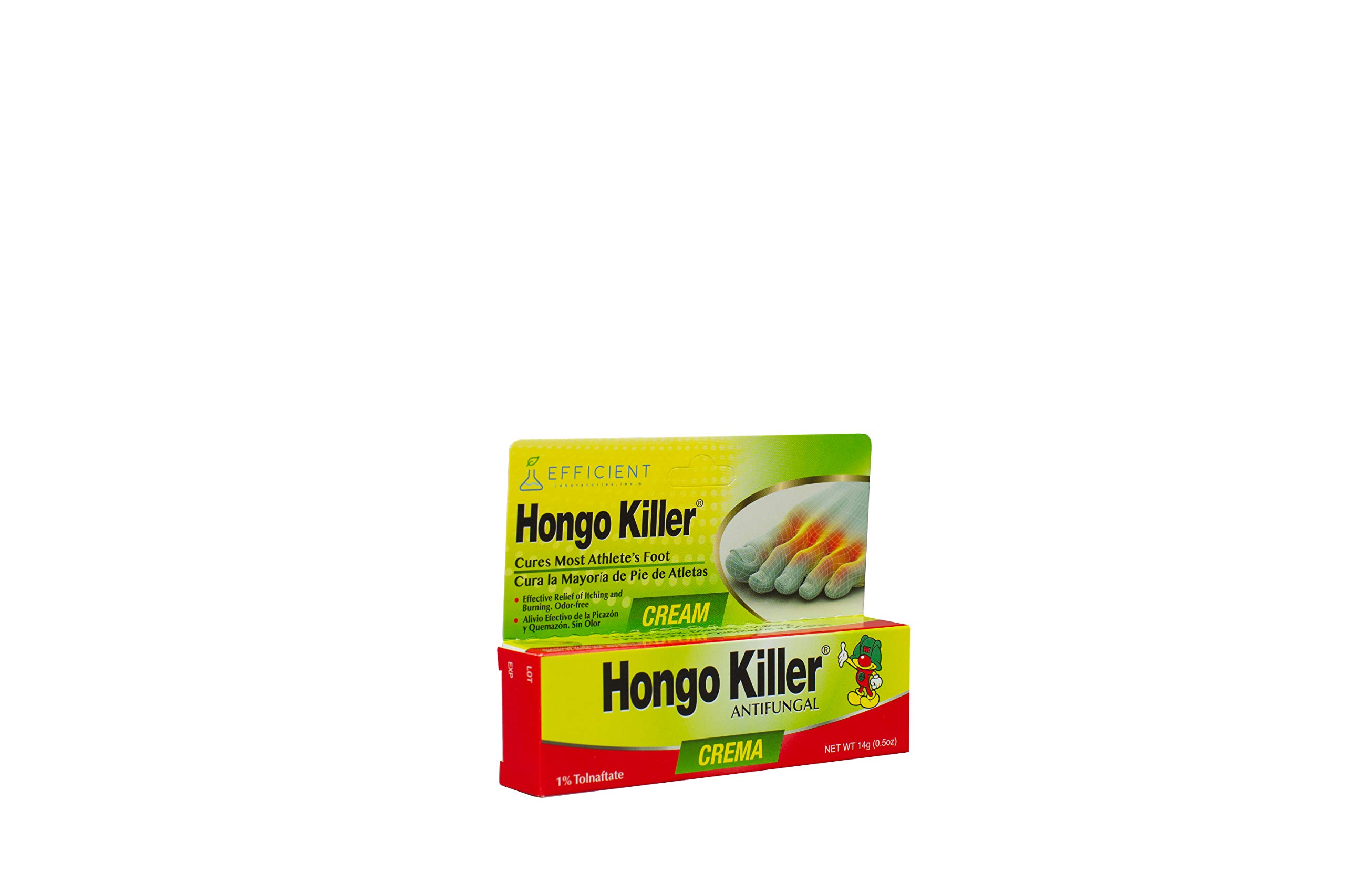 Hongo Killer Antifungal Cream Athlete's Foot Treatment 0.5 oz
