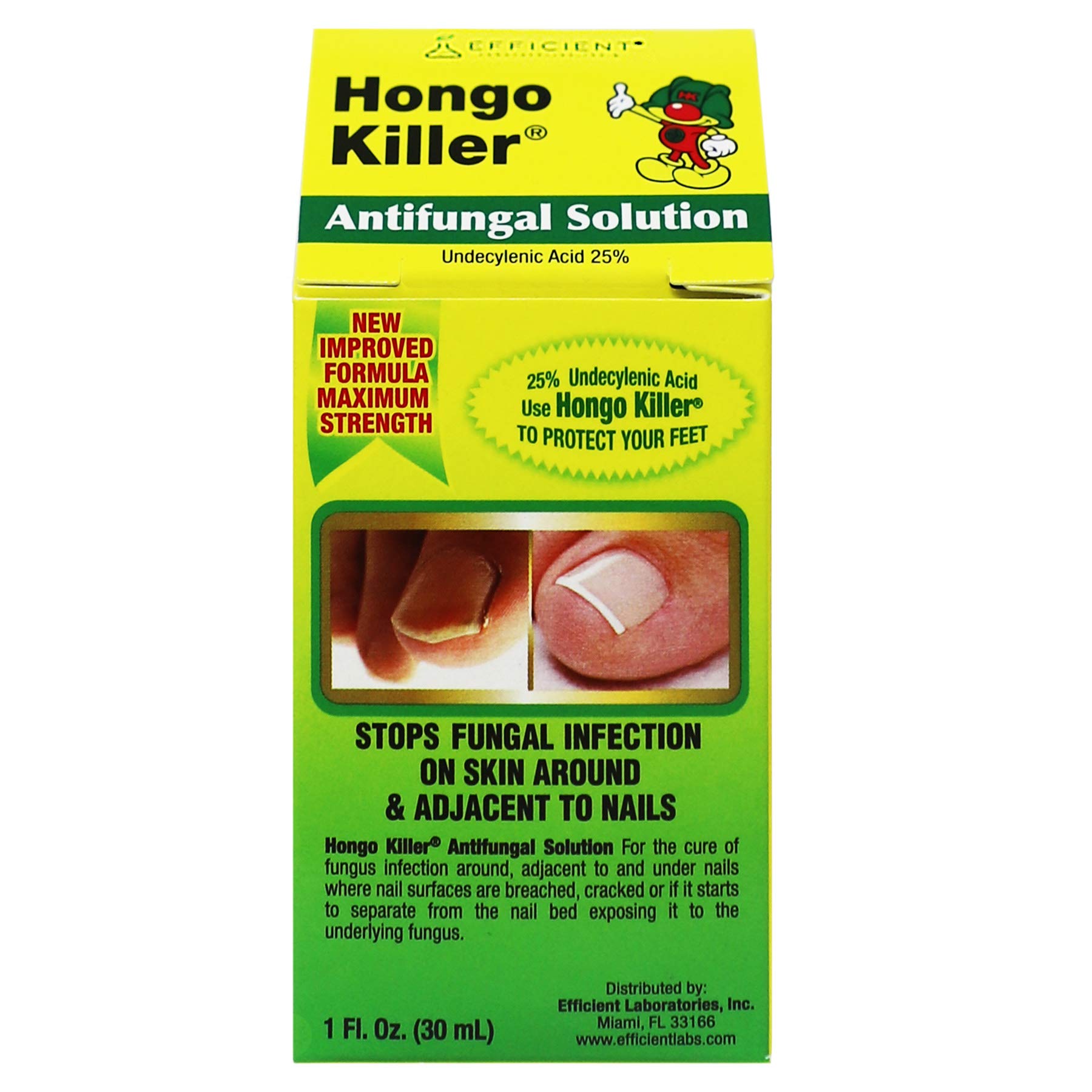 Hongo Killer Antifungal Solution Athlete's Foot Treatment Multicolor 1 Fl Oz - Thumbnail 3