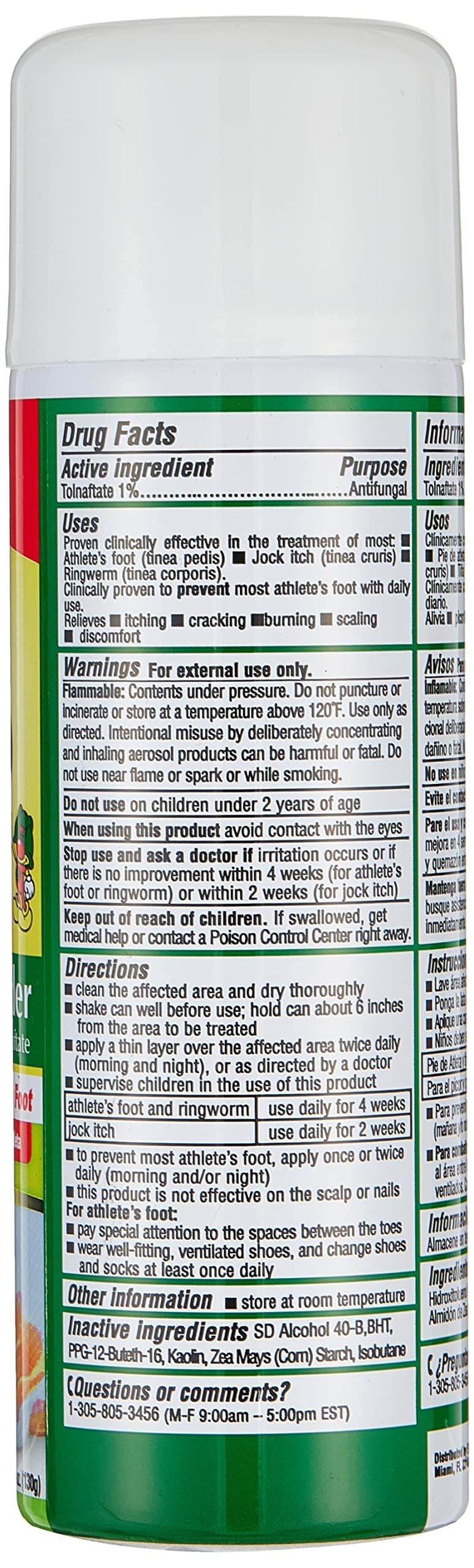 Hongo Killer Powder Athlete's Foot Treatment 4.6 oz - Thumbnail 2