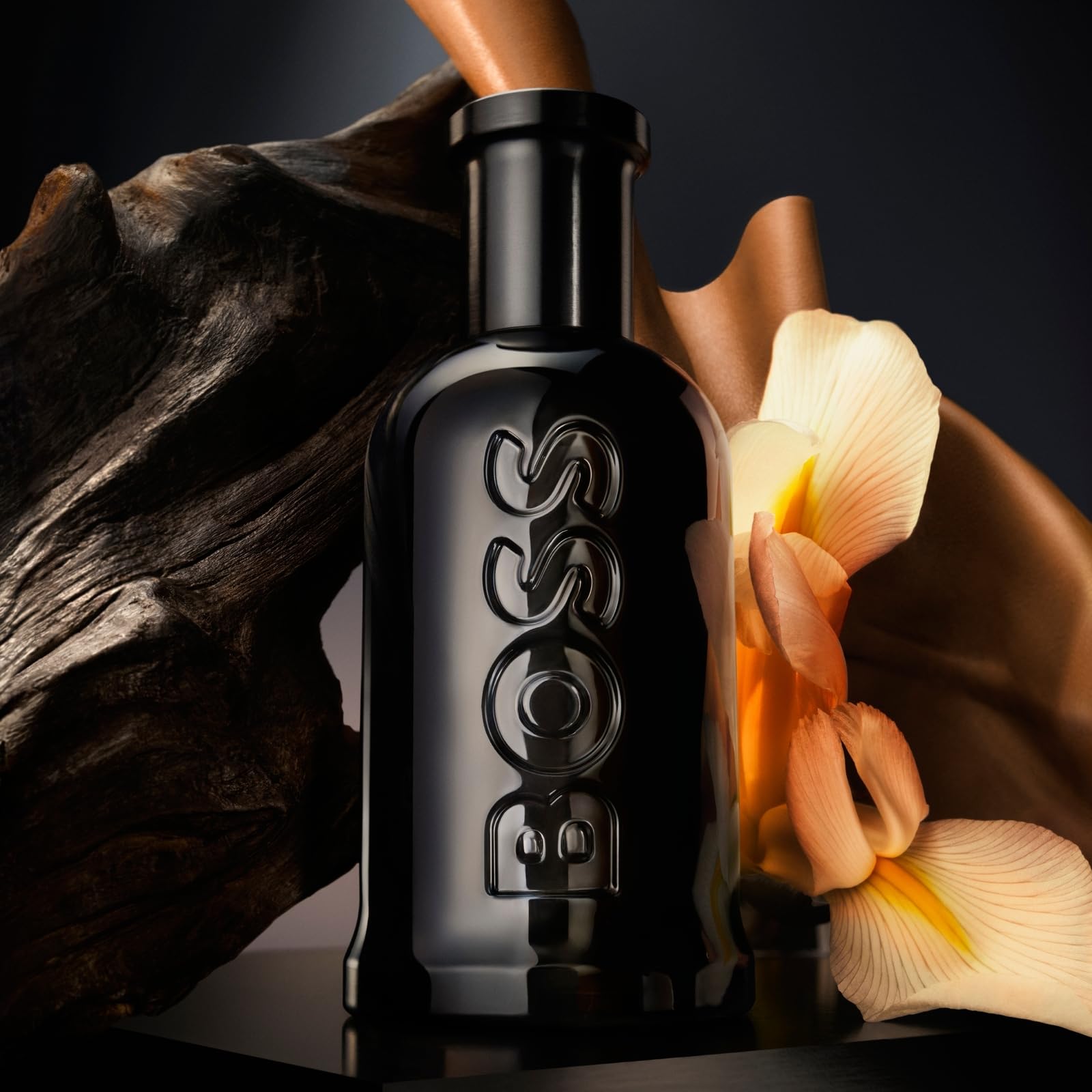 Hugo Boss Bottled Parfum Woody Ambery Cologne With Notes of Leather Orris Wood - Thumbnail 2