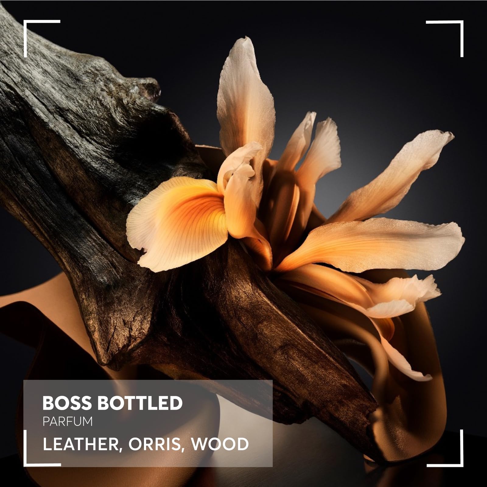 Hugo Boss Bottled Parfum Woody Ambery Cologne With Notes of Leather Orris Wood - Thumbnail 3
