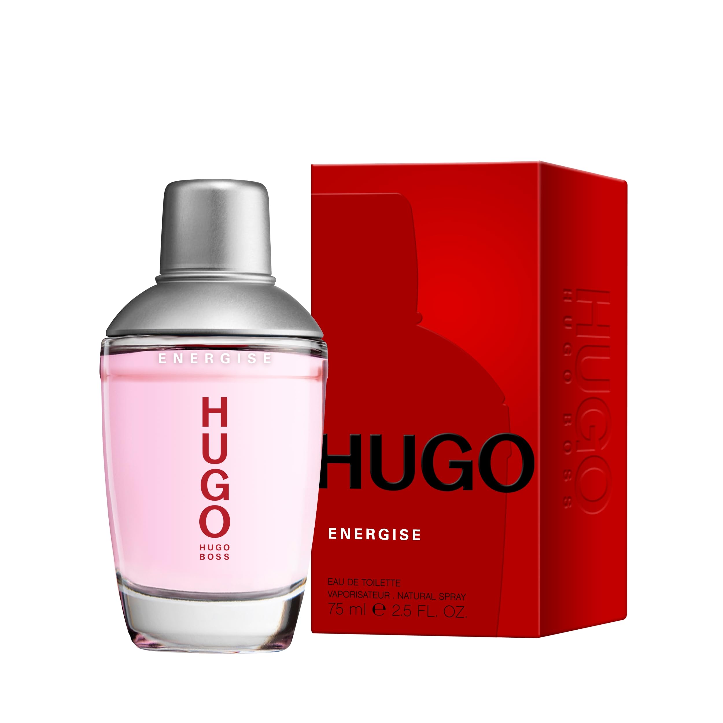 Hugo Energise Aromatic Cologne With Notes of Mandarin Pink Pepper Coriander - Thumbnail 2