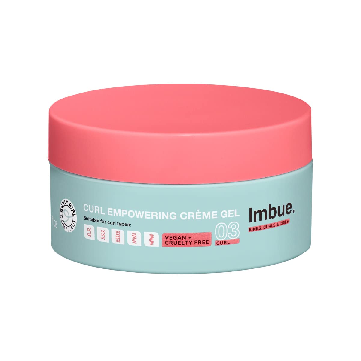 Imbue Curl Empowering Crème Gel 6.7 Fl Oz Curl Enhancing Styling Gel for Curly - Thumbnail 3